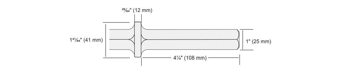 Hex - Chuck / Shank Size - 25 x 108 mm 